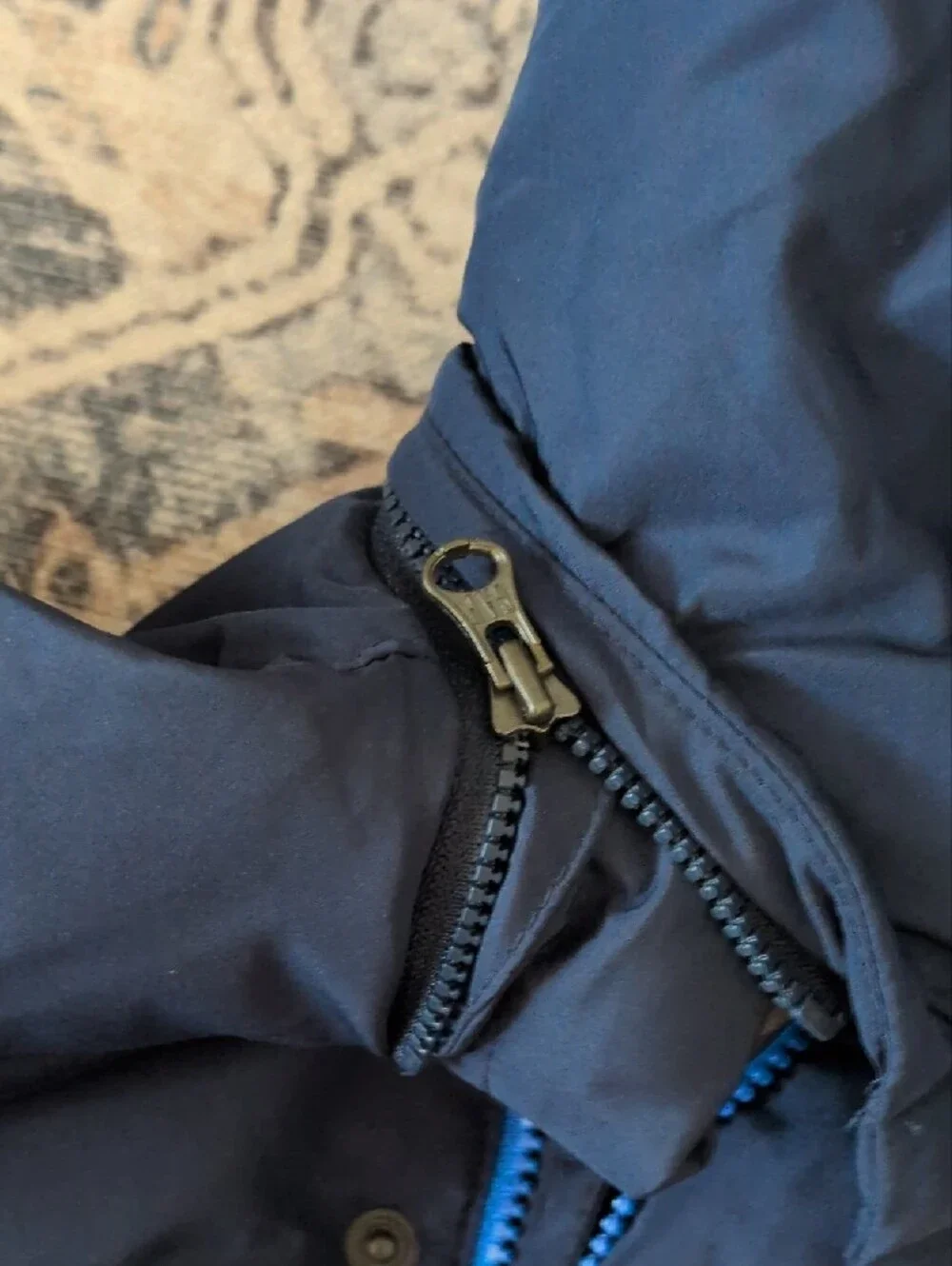 GAP Kids Navy Hooded Puffer Coat